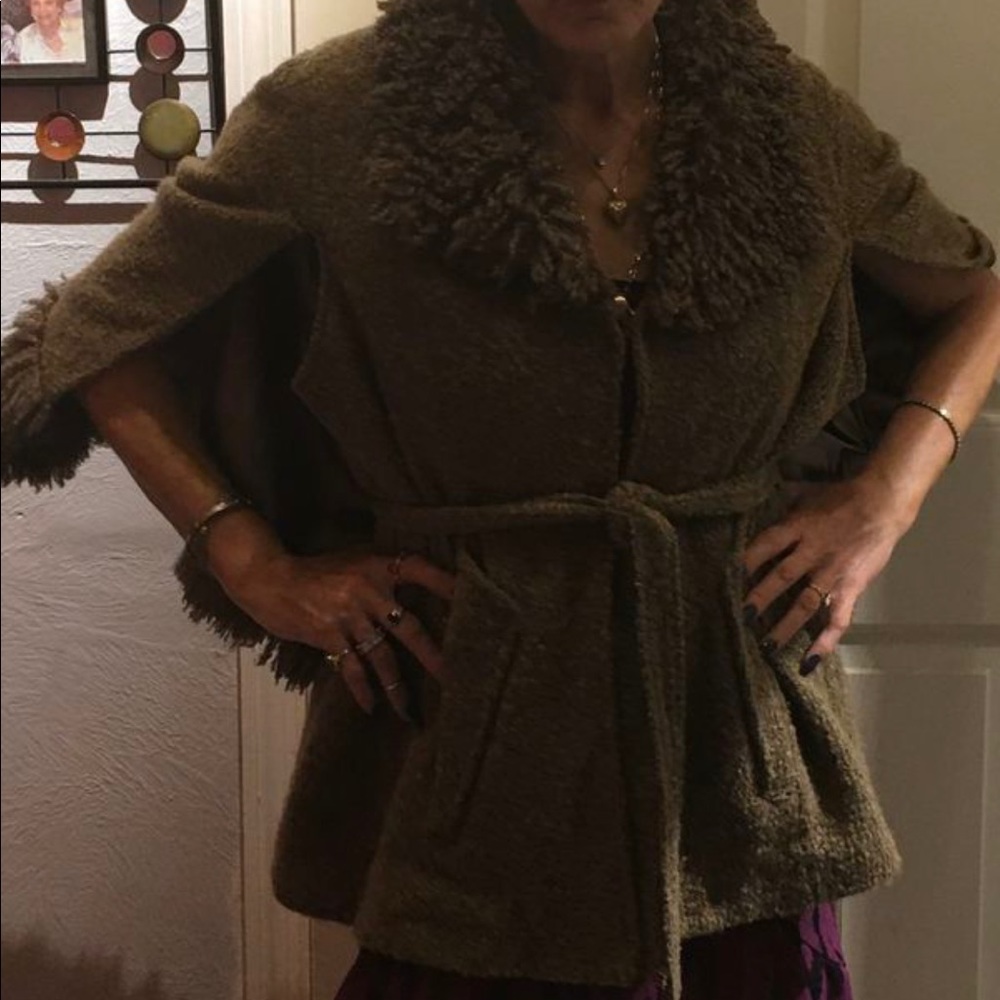 Sweater cape